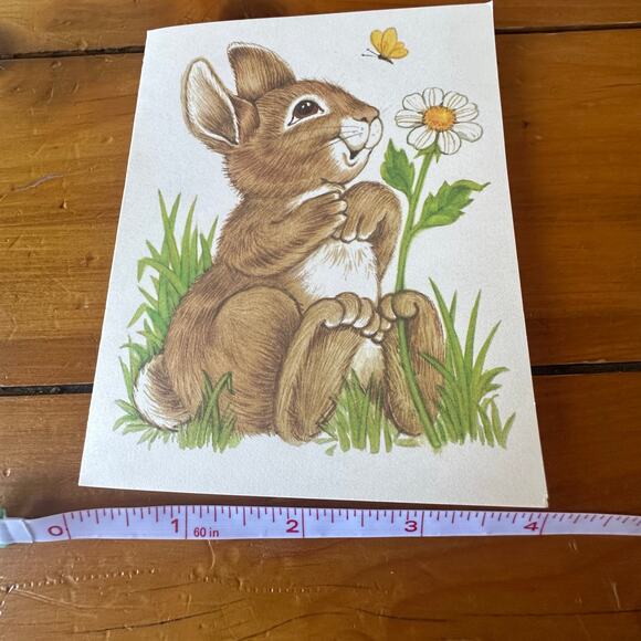 Vtg Blank Note Cards Lil Buddies 1979 Racoon Bunny Beaver 10 Ct Paper Ephemera - Picture 7 of 8